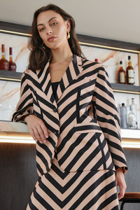 Coats And Jackets: Cooper Love At First Tux Jacket - Chevron Stripe