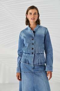 Lania The Label Thompson Jacket - Aged Indigo