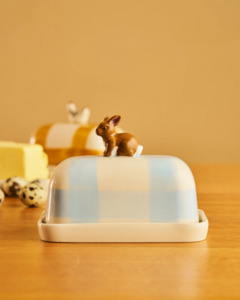 Glassware: Robert Gordon Butter Dish - Rabbit