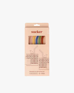 Cocktail Accessories: Suckers - Glass Drinking Multicolour