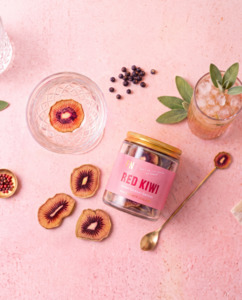 Dried Fruit Garnish: Dried Red Kiwifruit