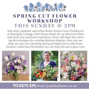 Creative Workshop: Spring Flower Workshop Sunday September 15