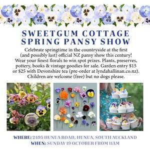 Pottery Workshops Books: Pansy Show & Garden Open Day (entry ticket only)