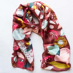 Long Silk Scarf | Everlasting Daisy