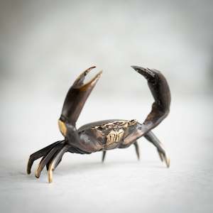 Bronze Sculptures Ornaments: Bronze Crab | Small