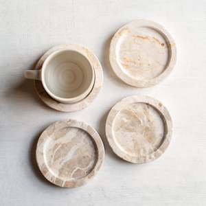 Marble Marble Onyx: Caprani Coasters | Set of 4