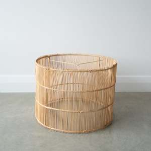 Rattan Light Shades: Cambrian, Rattan Drum Light Shade |  Natural / Large