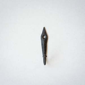Coat Hooks: Iron Knob Hook | Burnished | 9cm
