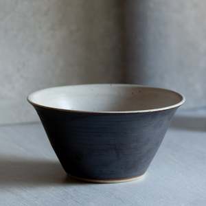 Black Ceramic High Sided Bowl