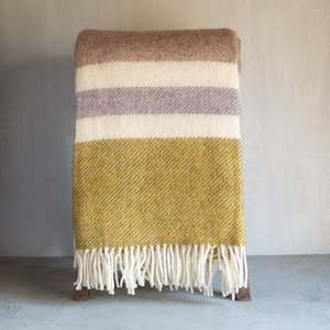 Klippan NZ Wool Blanket | Gotland | Pastel Stripe