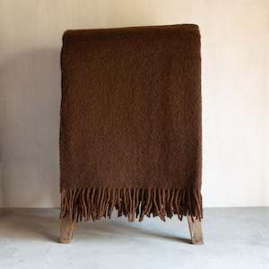 Klippan NZ Wool Blanket | Gotland | Walnut