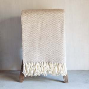Klippan NZ Wool Premium Blanket |  Pulse | Sand