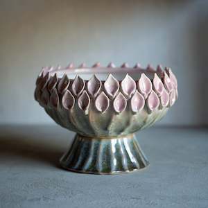 Bella Ceramic Pedestal Bowl
