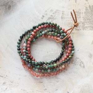 Natural Stone Bracelet Set/5 | Lilla