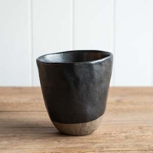 Cups Mugs Teapots: Japanese Ceramics | Lopsided Mug - Black Large