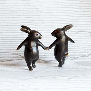 Little Bronze Skipping Rabbits