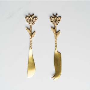 Hive Cheese Knife | Gold | Set/2