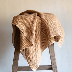 Tea Towel | Sepia | Houndstooth