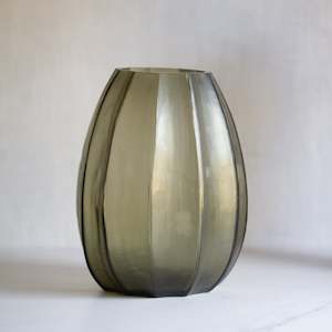 Vases Vessels: Mossman Glass Vase | Grey/Green