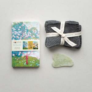 Christmas Gifting: Christmas Bundle | Notebook Set of 3, Makeup Removers + Gua Sha