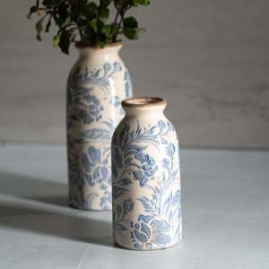 Bud Vases | Vintage Blue | Set/2