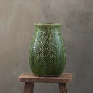 Just Added: Sira Ceramic Vase | Green