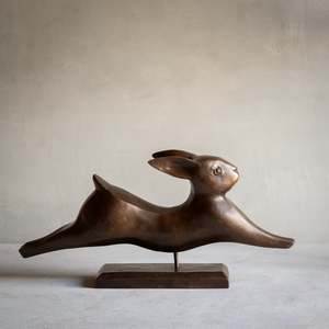 Bronze Sculpture | Run Rabbit, Run!