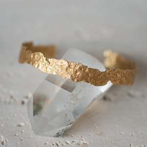 Jewellery: Martelee Brass Bracelet/Cuff