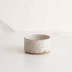 Anna Campbell | New Zealand Ceramics | Small Dish | White Speckle