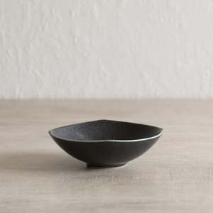 Japanese Ceramics | Wabi Sabi Small Dish | Black