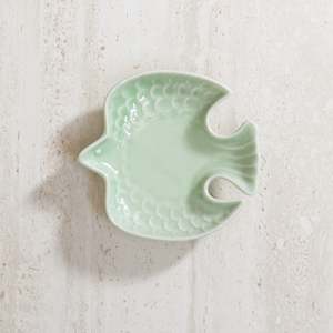 Japanese Ceramics Teacups Noodle Bowls Dinner Plates Platters: Japanese Ceramics | Swallow Dish | Minty Green