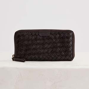 Juju & Co. | Large Basque Wallet | Chocolate