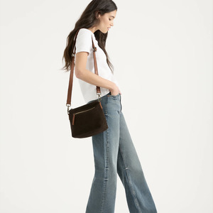 Bags Luggage: Juju & Co. | Essential Crossbody Bag | Suede | Chocolate
