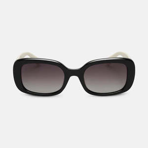 Sunglasses: Locello Sunglasses | Taytum | Black + Cream
