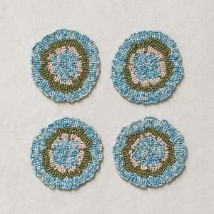 Beaded Coaster | Set of 4 | Bloom