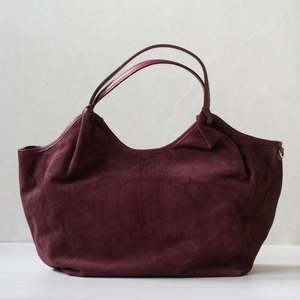 Bags Luggage: Maison Fanli | Hector Suede Bag | Plum