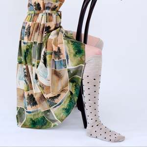 Marble Marble Onyx: Dotty Wool Socks | Marble | OS