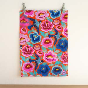 Gifts Under 50: Cotton Tea Towel | Birds and Roses