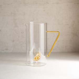 Lemon Slice Glass Jug