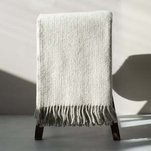 Blankets And Throws: Klippan Swedish Wool Blanket | Vide | Cream
