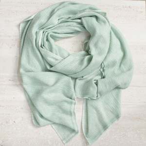 Cashmere Scarf | Diamond | Mint