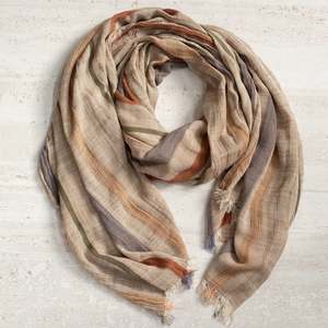 Cotton Scarf | Autumn Stripe