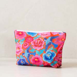 Just Added: Canvas Make Up Bag | Birds + Roses