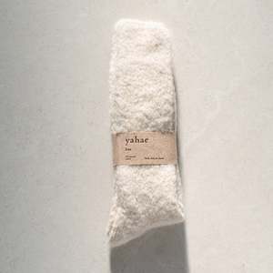 Just Added: Yahae | Alpaca Loop Slipper Socks | Natural