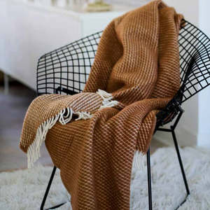 Blankets And Throws: Klippan NZ Wool Blanket | Velvet | Mocha Mousse
