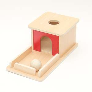 Montessori Toys New Zealand: Object Permanence Box with Tray