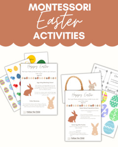 Montessori Easter Activities Booky - FREE