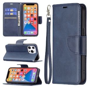 iPhone 13 & 14 Card Holder Wallet Case in Blue - FoneBitz