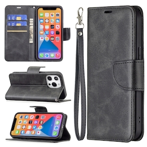 iPhone 14 & 13 Card Holder Wallet Case in Black - FoneBitz