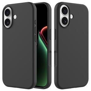 Products: iPhone 17 Solid Colour Silicone Phone Case in Black - FoneBitz